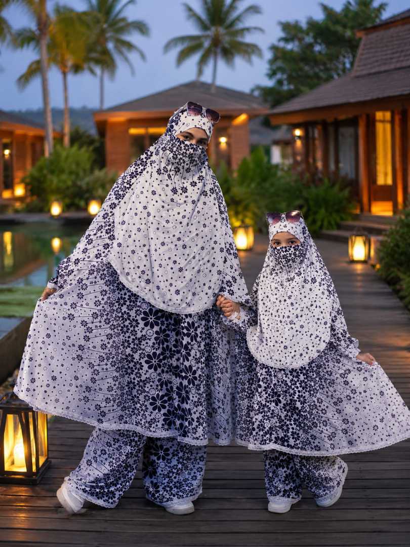 Khimar,&,Plazo,Combo,Set,