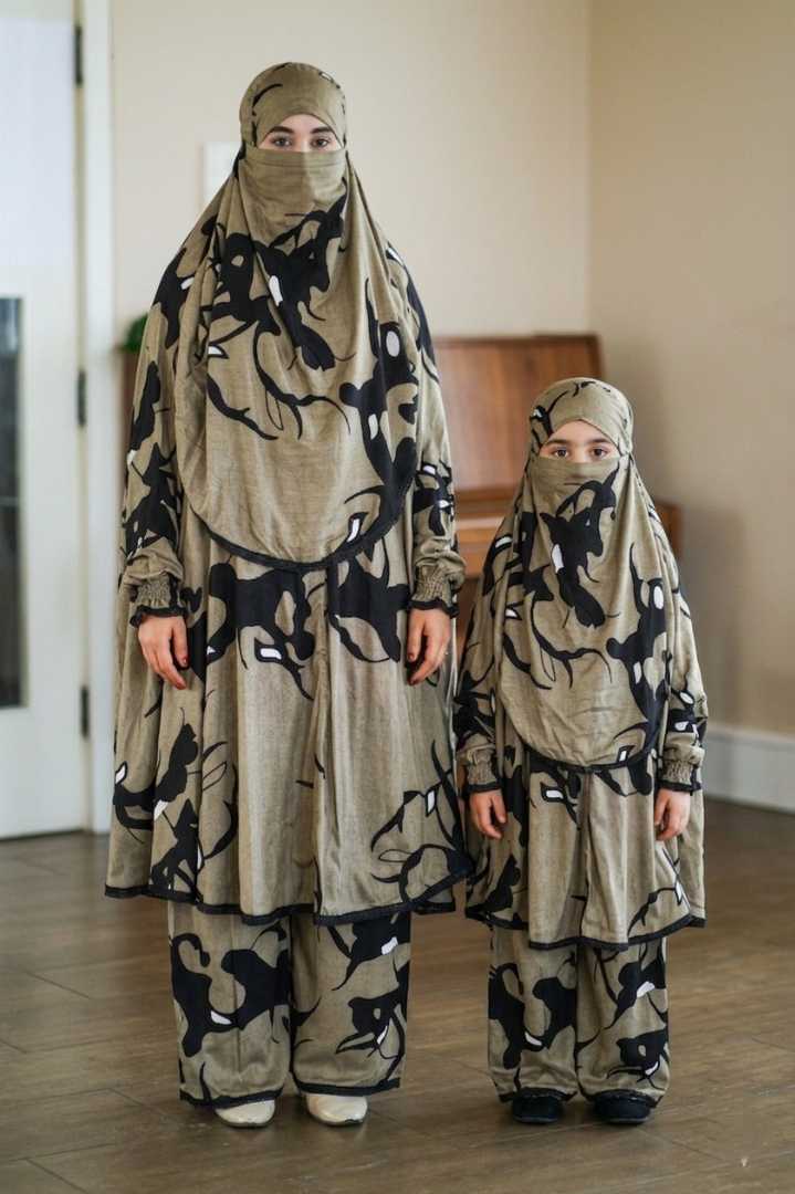 Khimar,&,Plazo,Combo,Set,