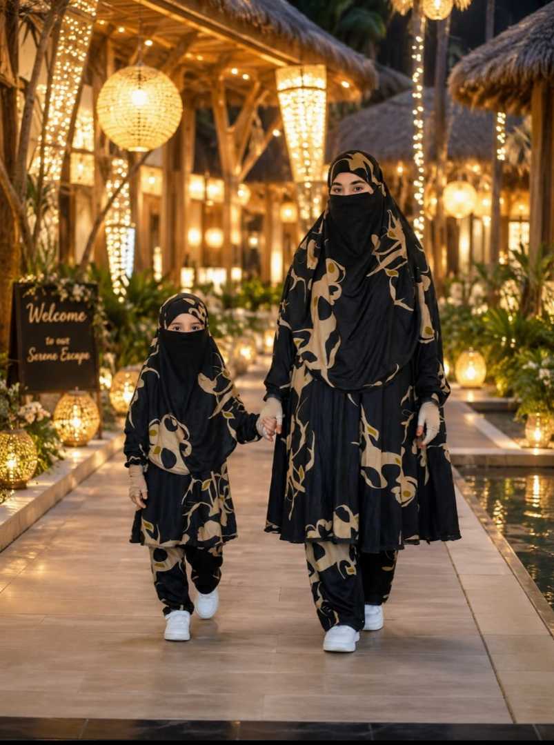 Khimar,&,Plazo,Combo,Set,