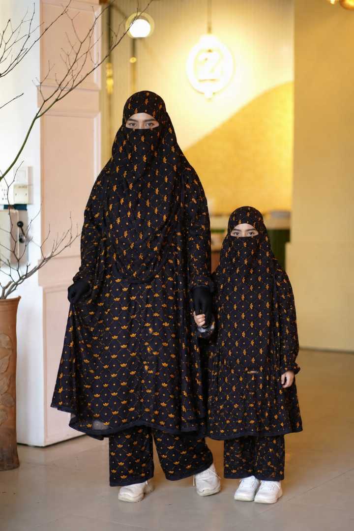 Khimar,&,Plazo,Combo,Set,